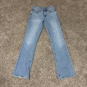 American Eagle Outfitters Sky Blue Wide Leg Jeans